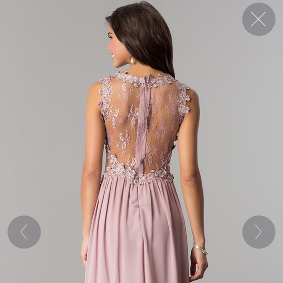 promgirl mauve dress